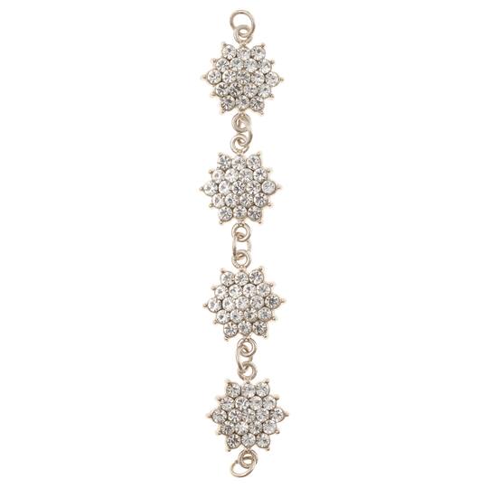12 Pack: Crystal Glass & Metal Flower Beads, 24mm by Bead Landing™